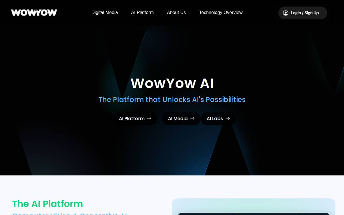 Wowyow website preview
