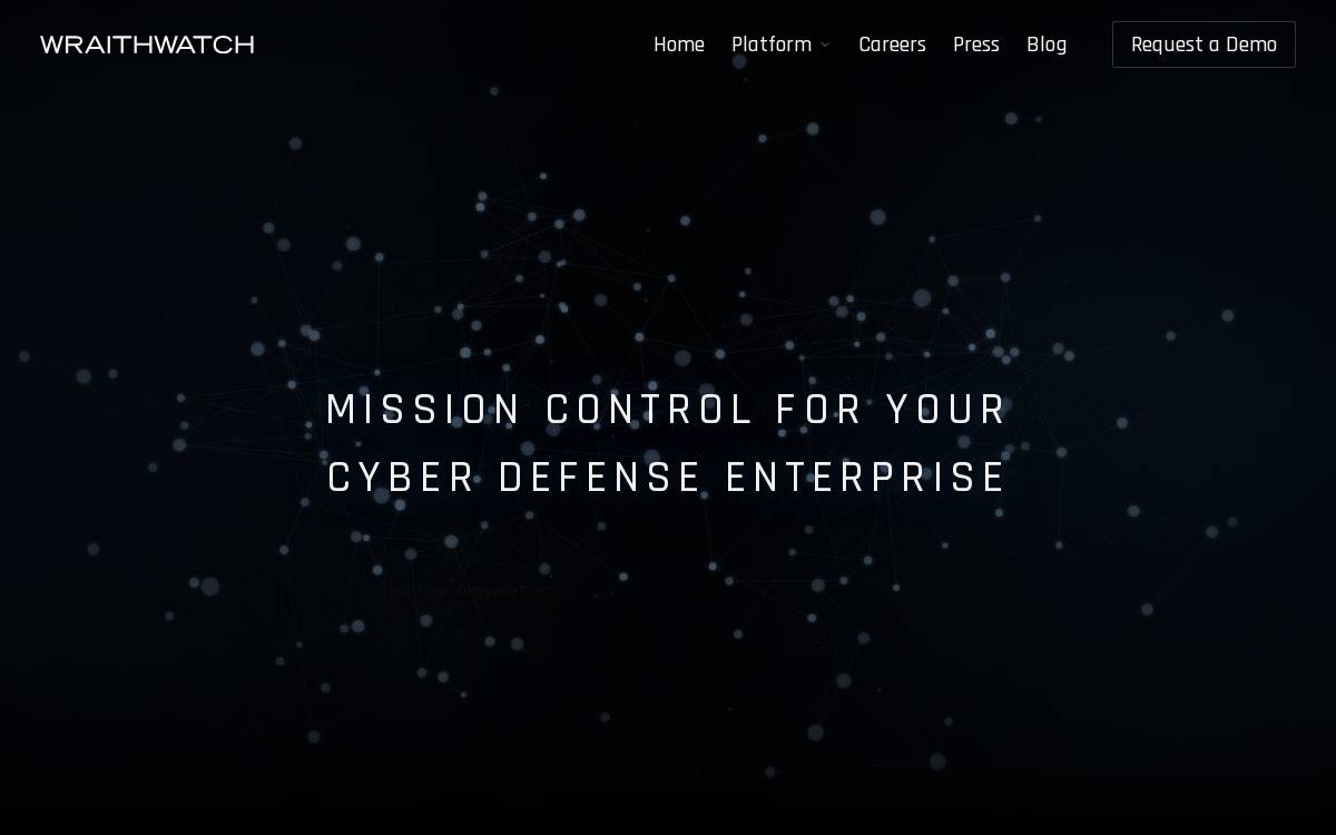 Wraithwatch website preview