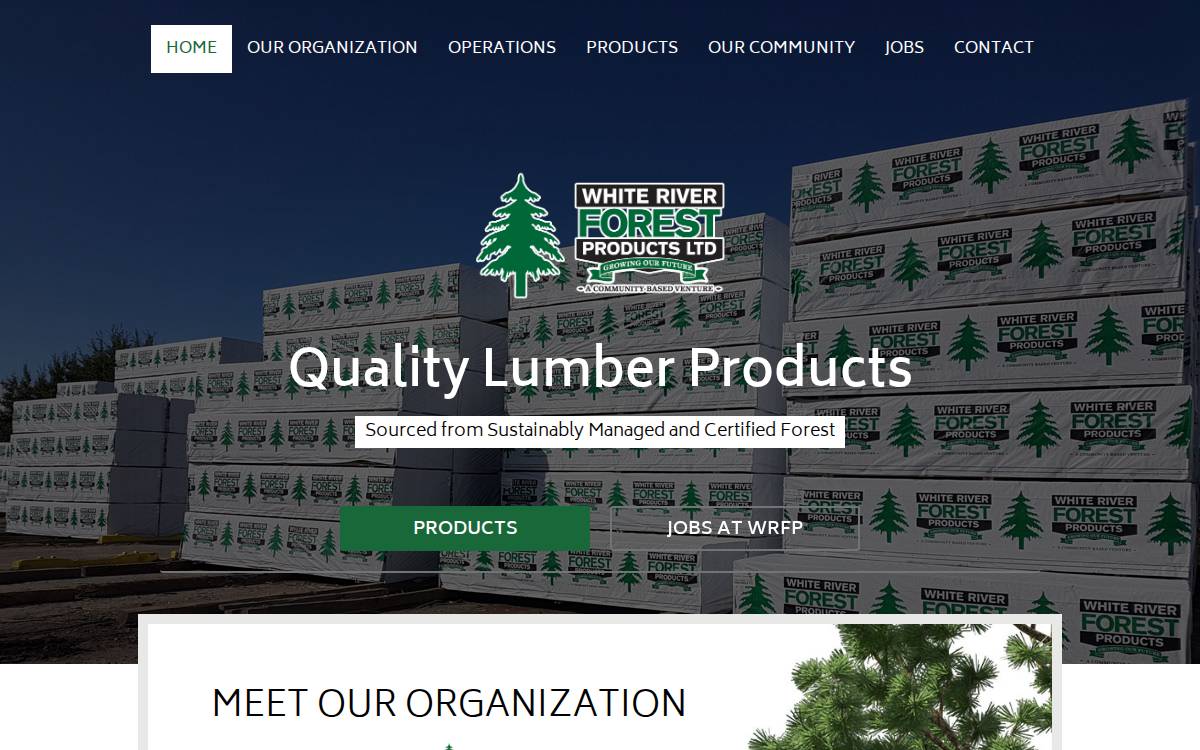 WRC Timber Inc. (Exited) website preview