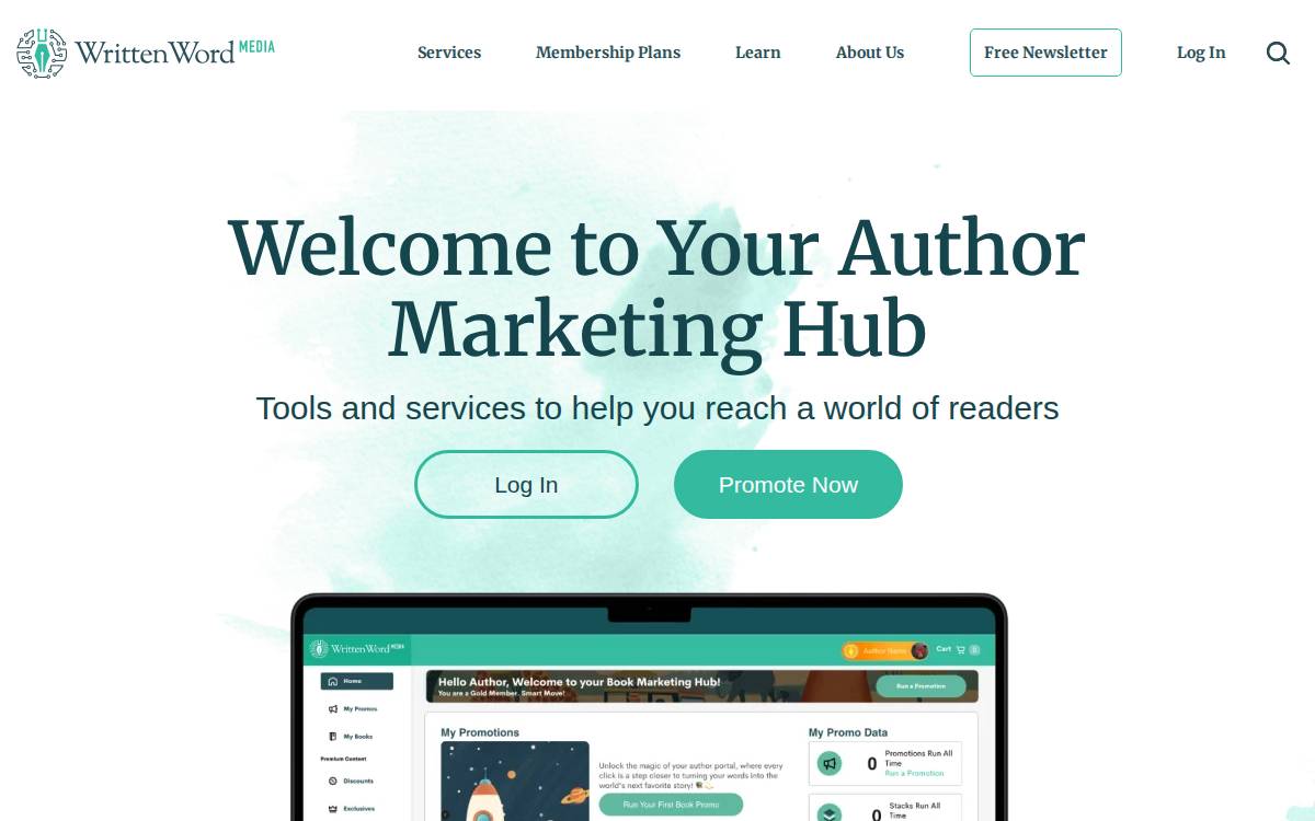 Written Word Media website preview