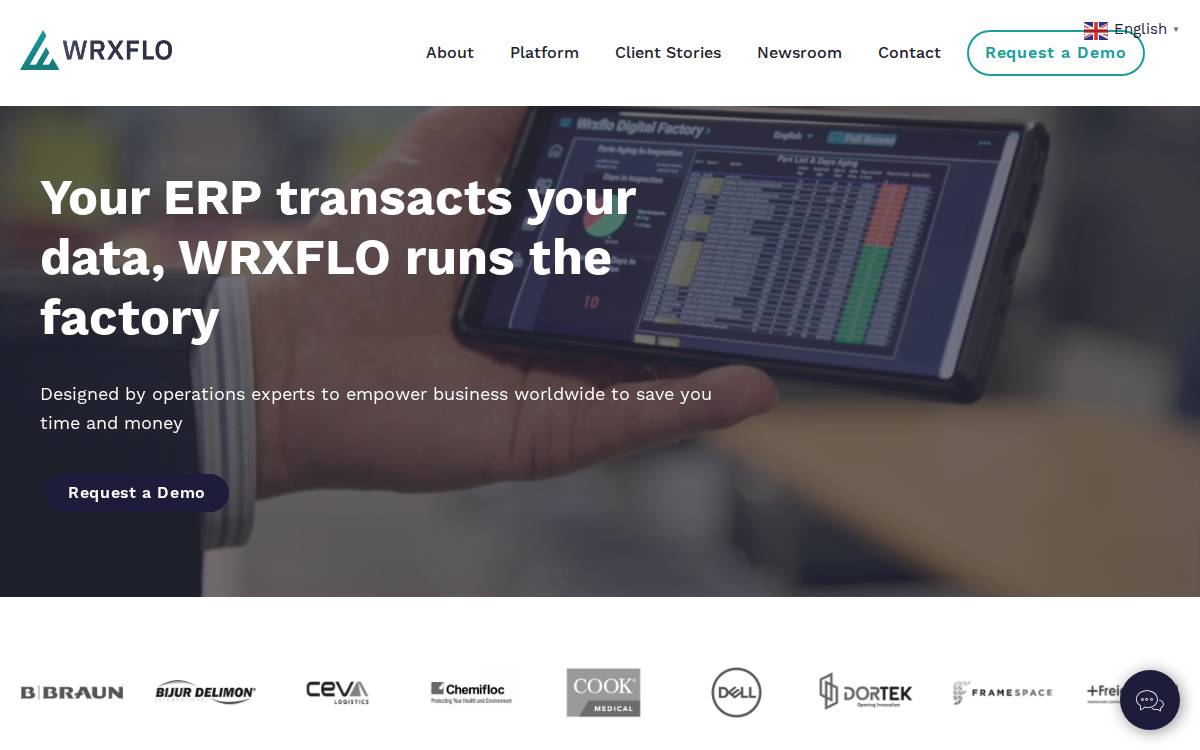 Wrxflo website preview