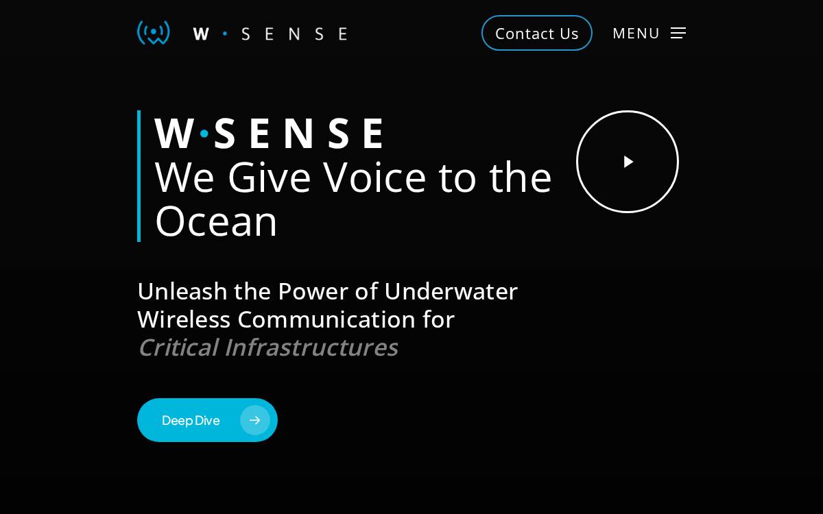 Wsense website preview