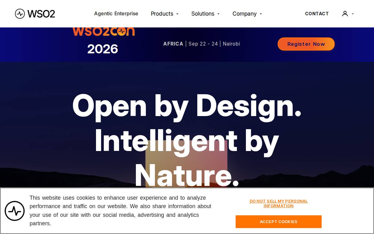 WSO2 website preview