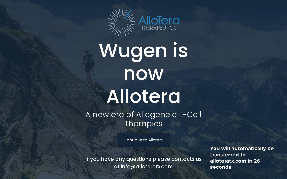 Wugen website preview