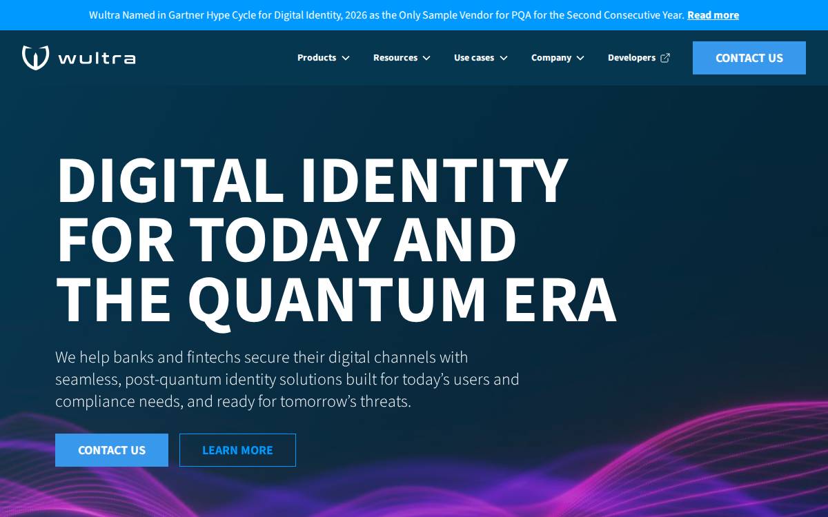 Wultra website preview