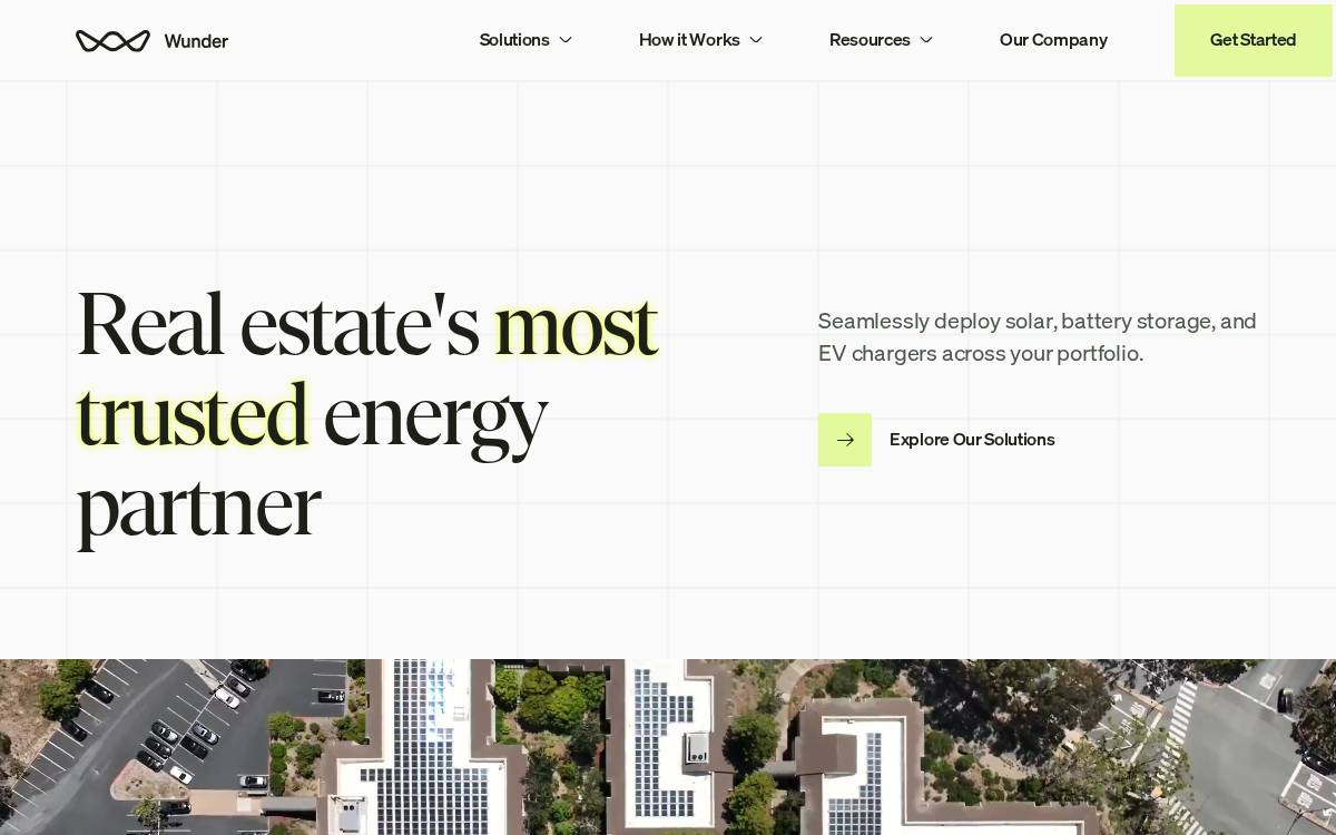 Wunder Capital website preview