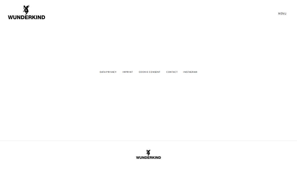 Wunderkind website preview