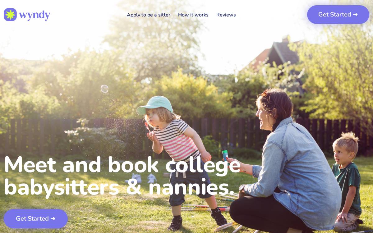 Wyndy website preview