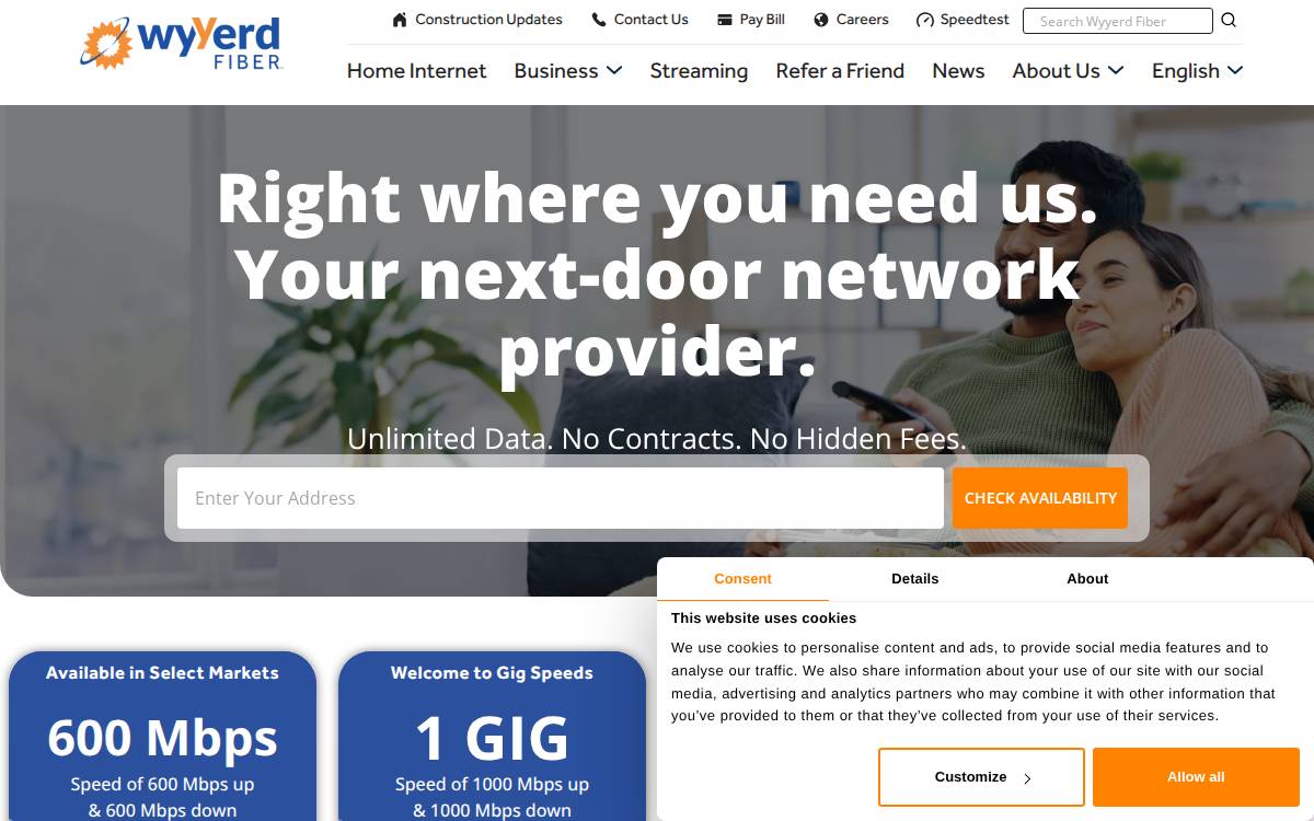 Wyyerd Group website preview