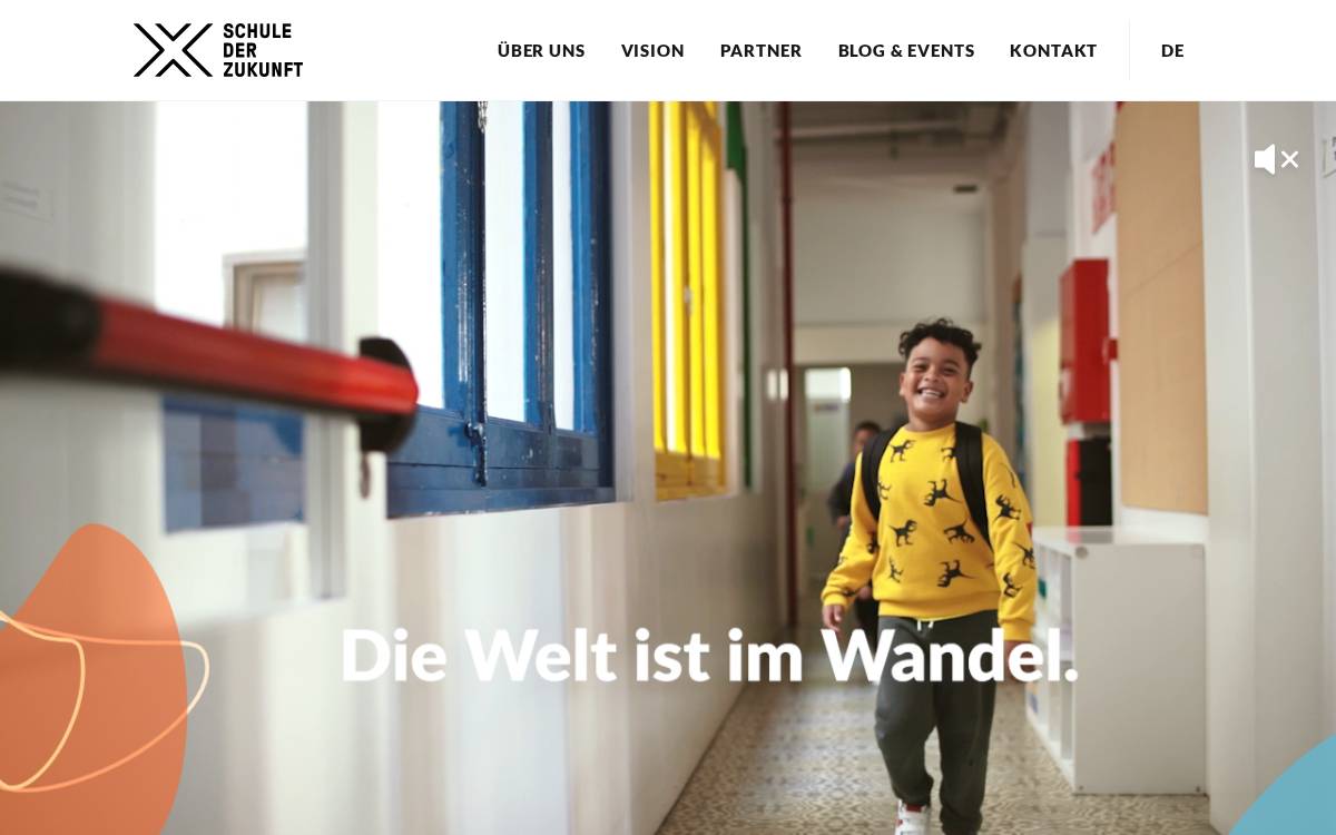 X-Schule website preview