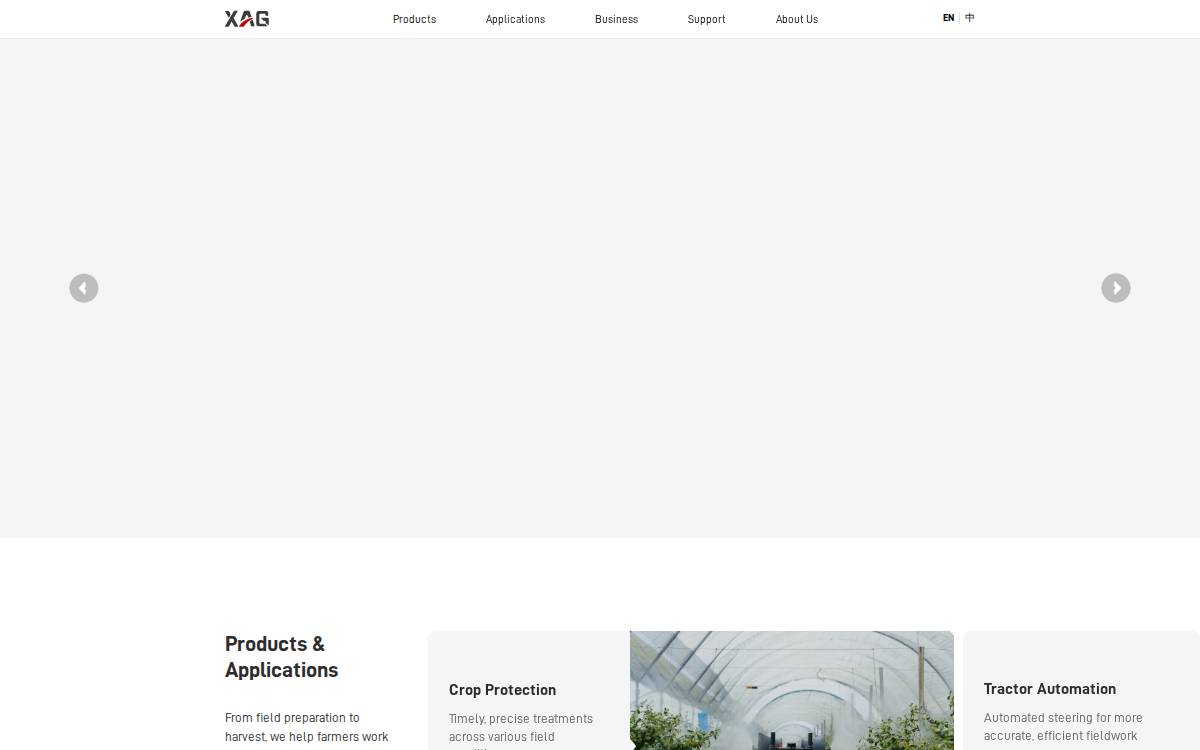XAG website preview