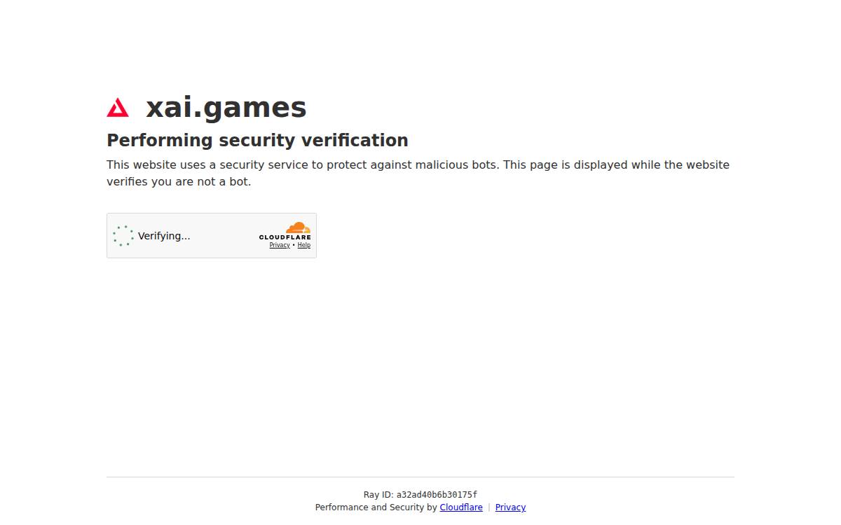 Xai website preview