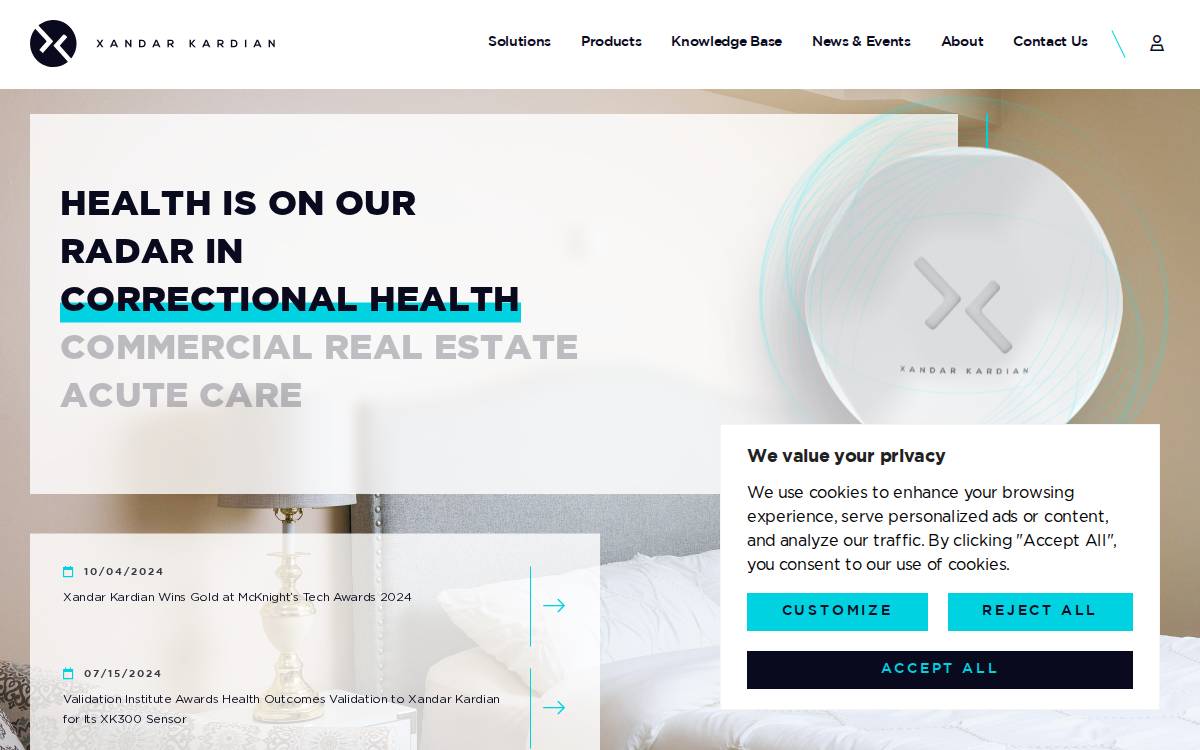Xandar Kardian website preview