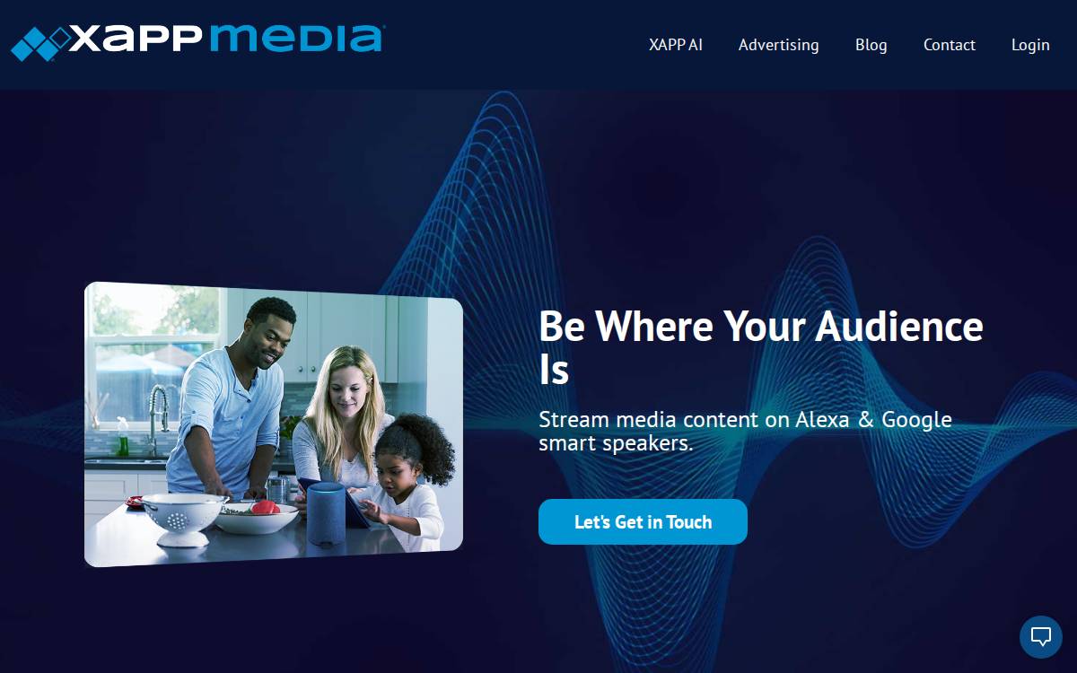 XappMedia website preview