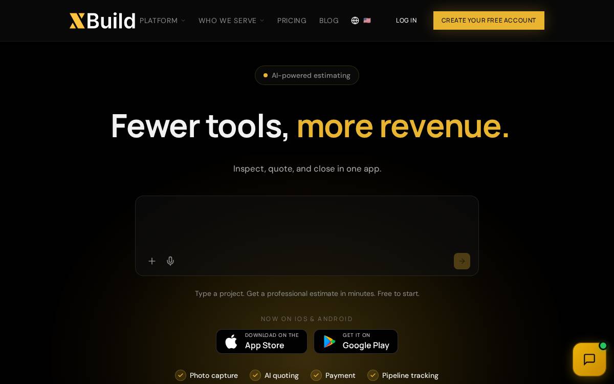 XBuild website preview