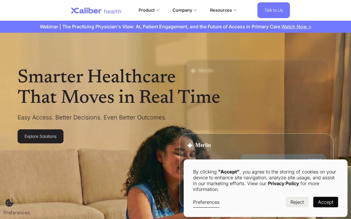 Xcaliber website preview