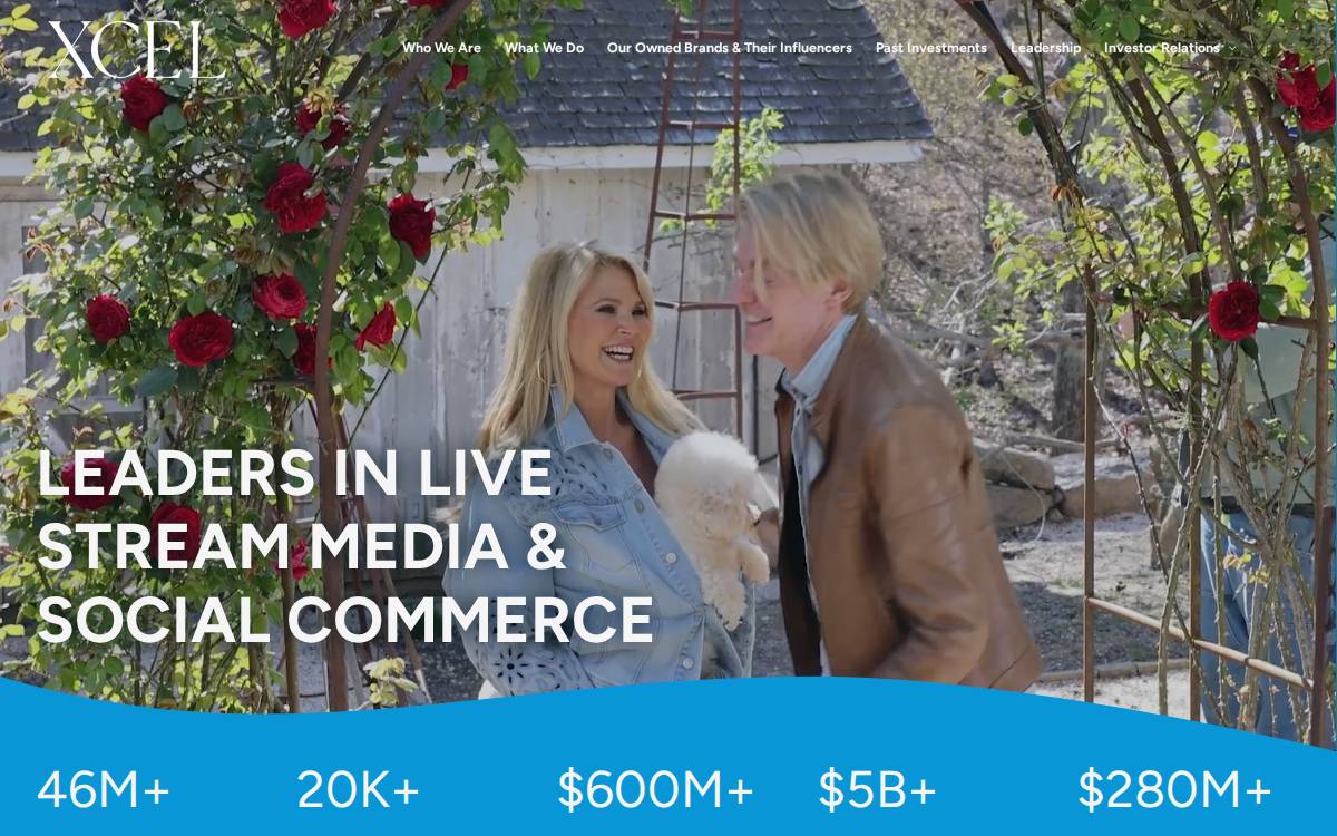 XCel Brands website preview