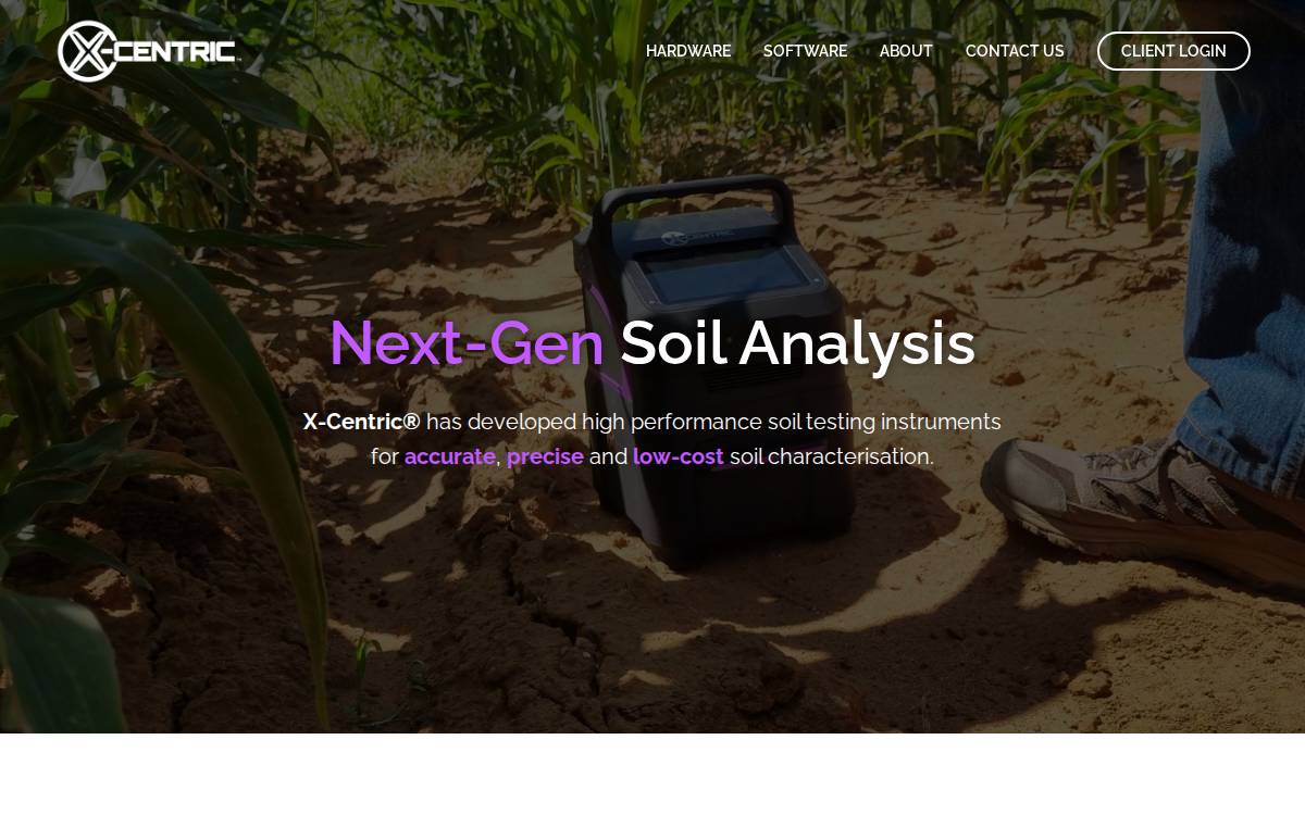 Xcentric website preview