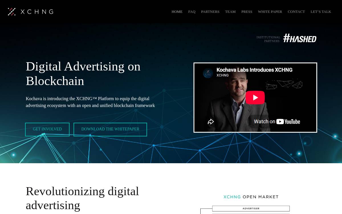 Xchng website preview
