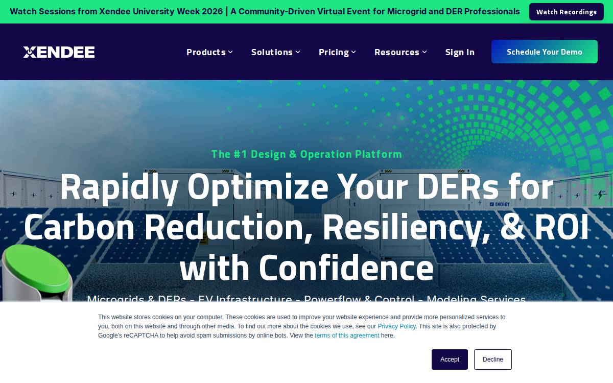 Xendee website preview