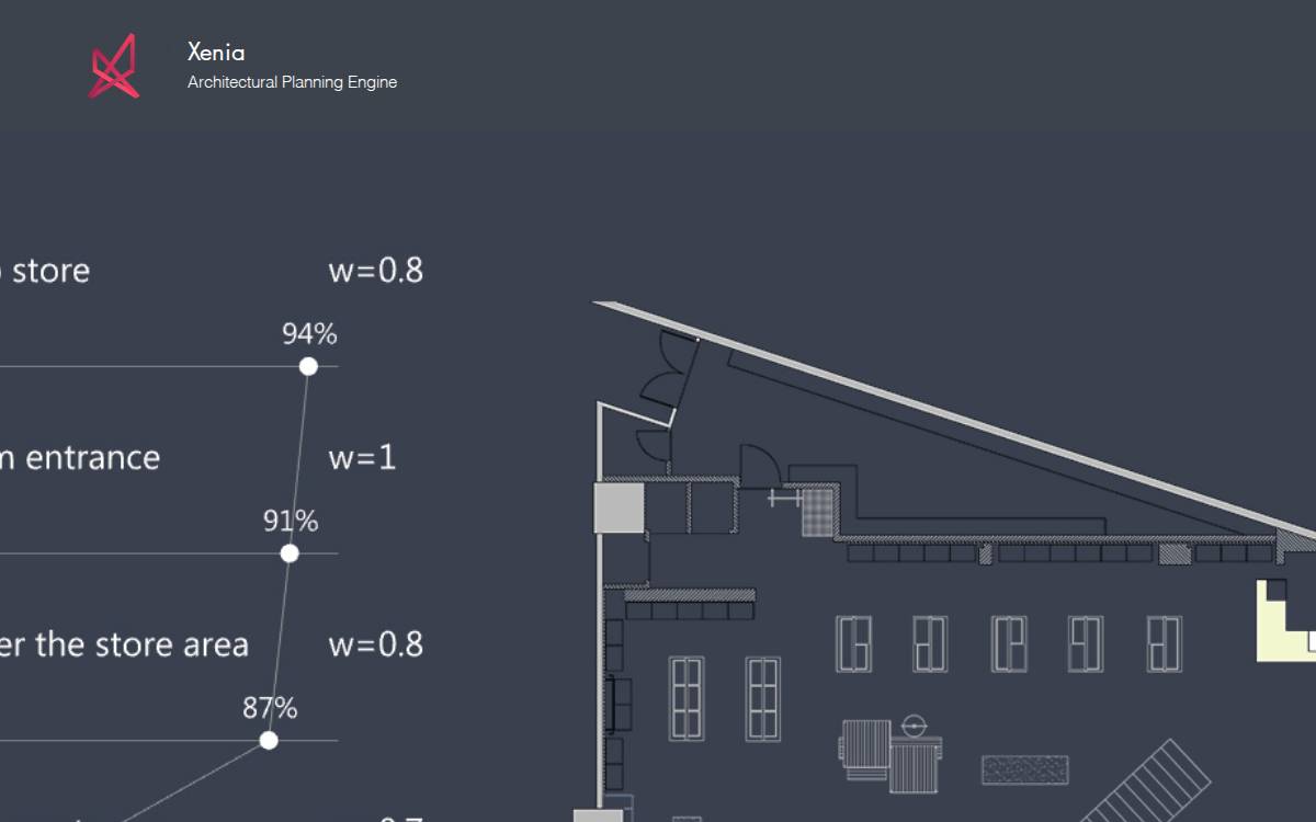 Xenia Automatic layout generator website preview
