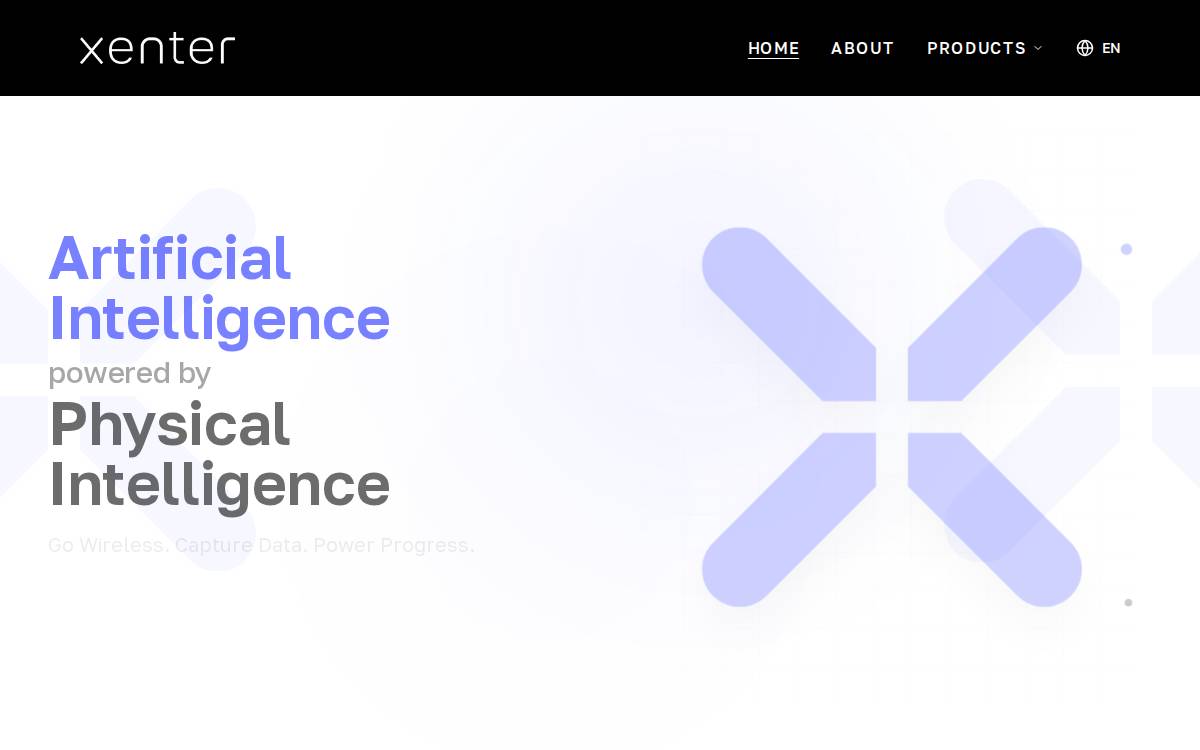 Xenter website preview
