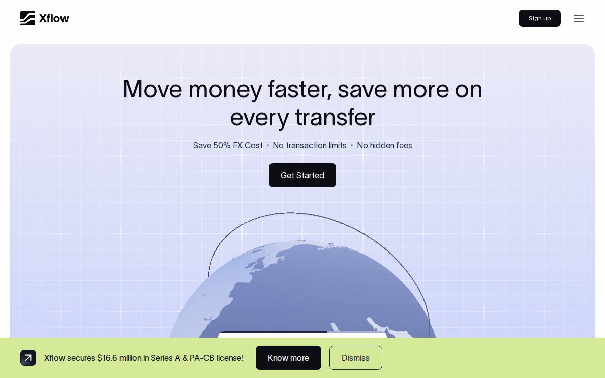 XFlow website preview