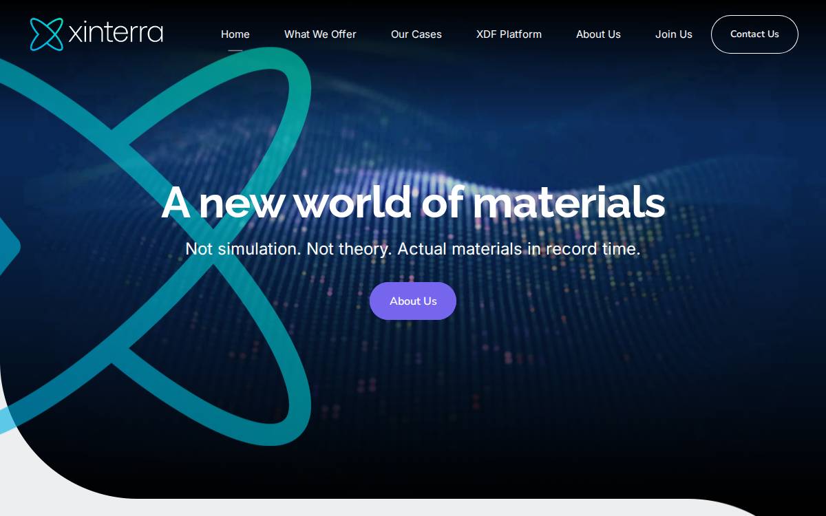 Xinterra website preview