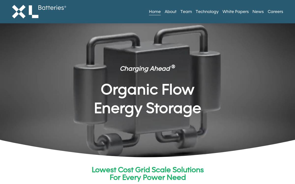 Xl Batteries website preview