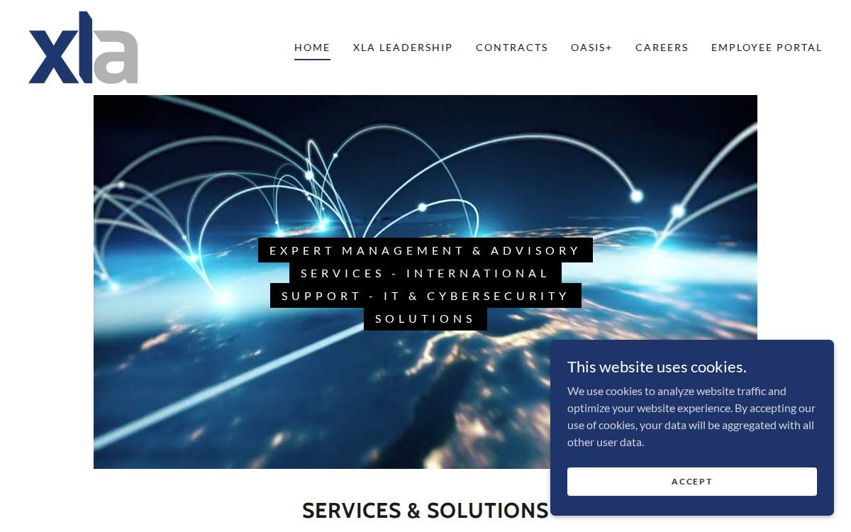 XLA website preview