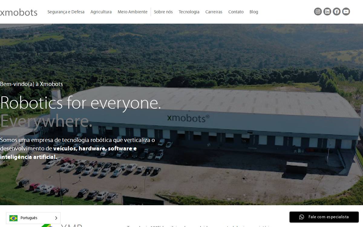 Xmobots website preview