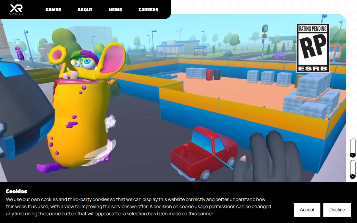 Xr Games website preview