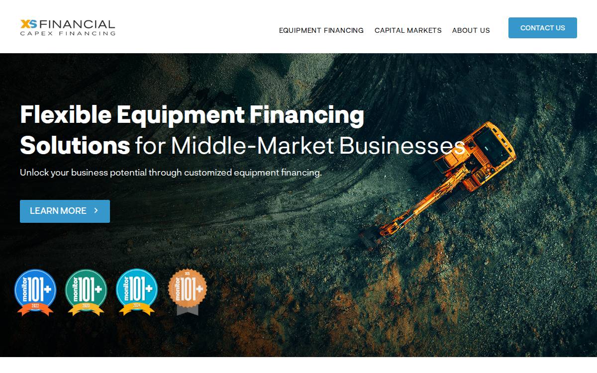 XS Financial website preview