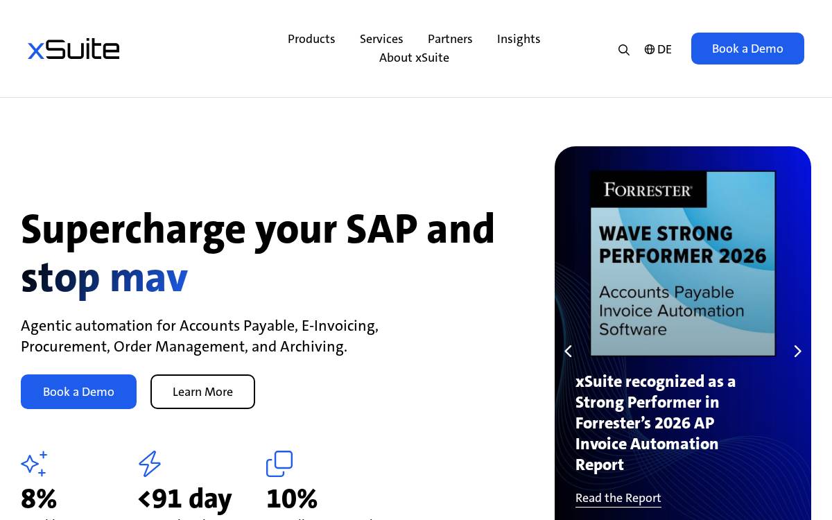 xSuite website preview