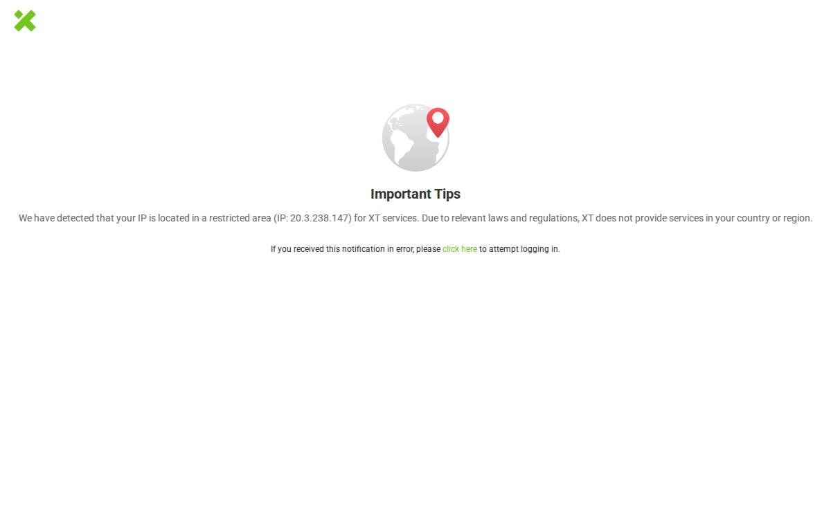 Xt website preview