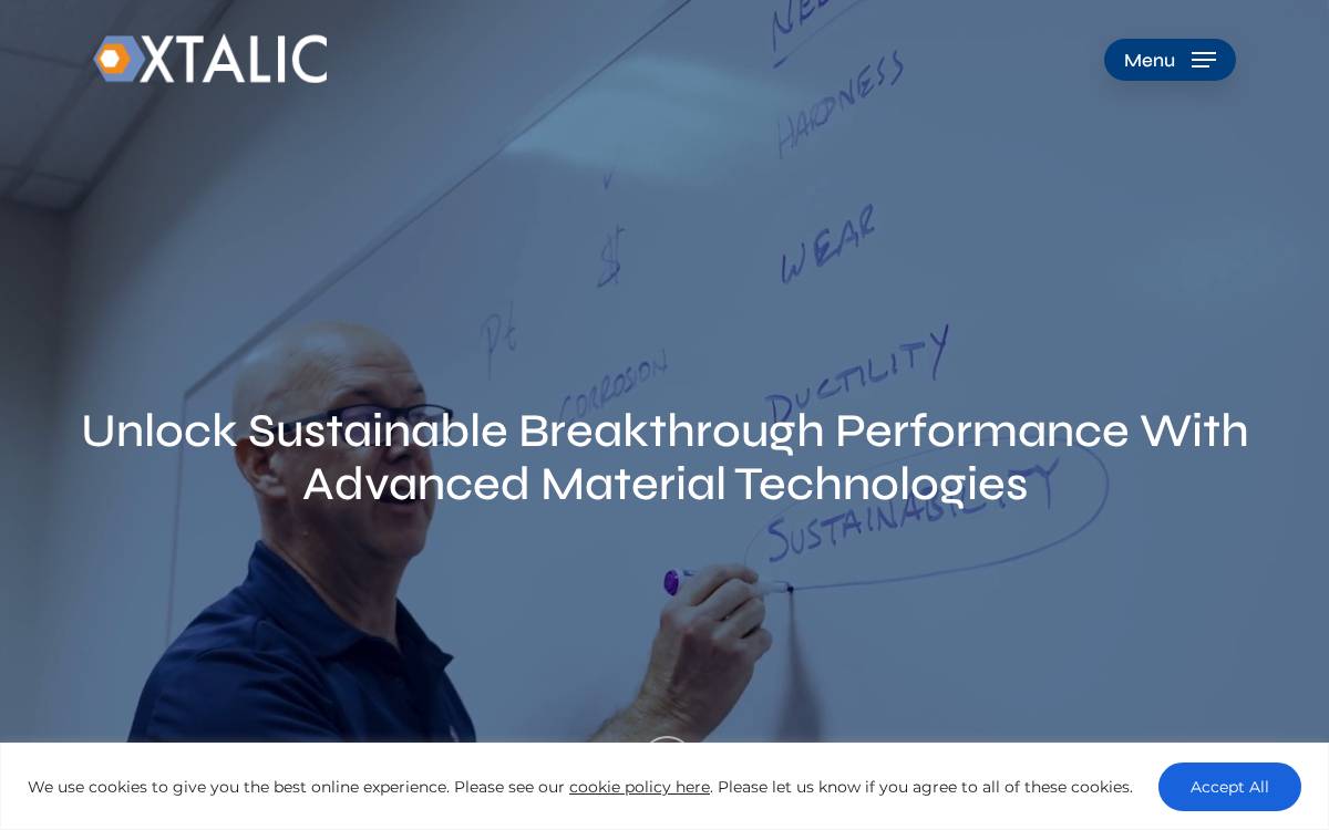 Xtalic website preview