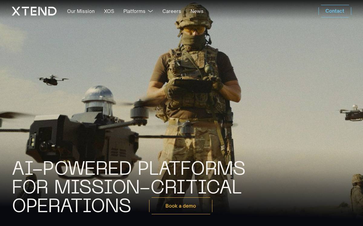 Xtend website preview
