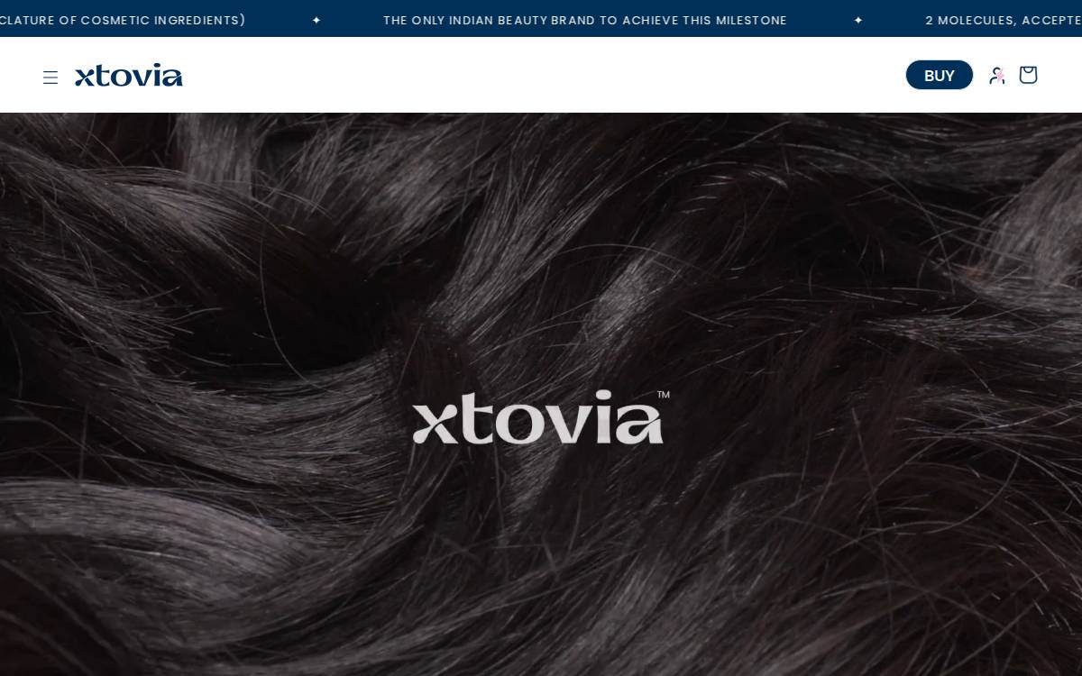 Xtovia website preview