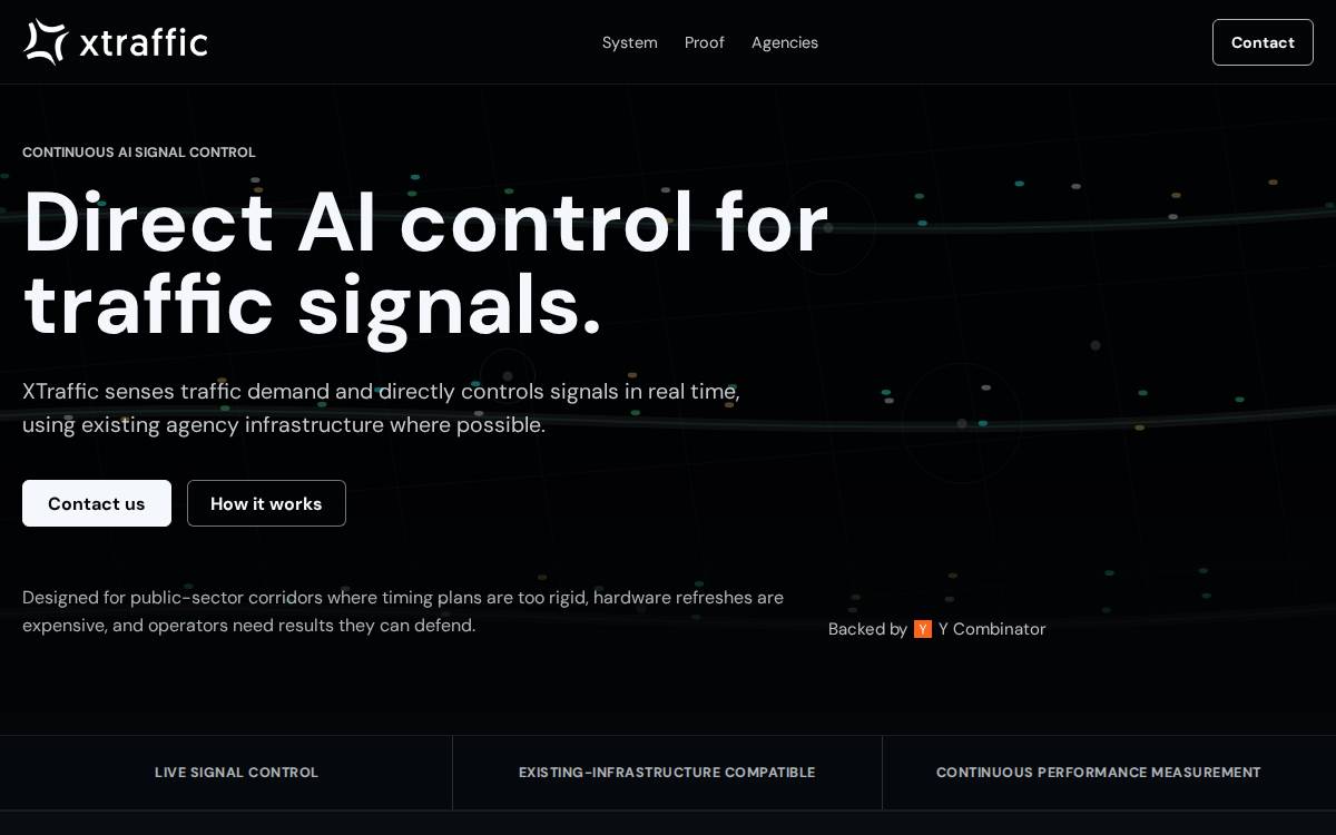 XTraffic website preview