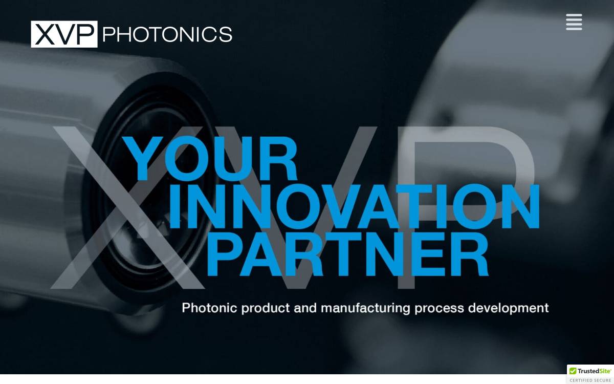 XVP Photonics website preview