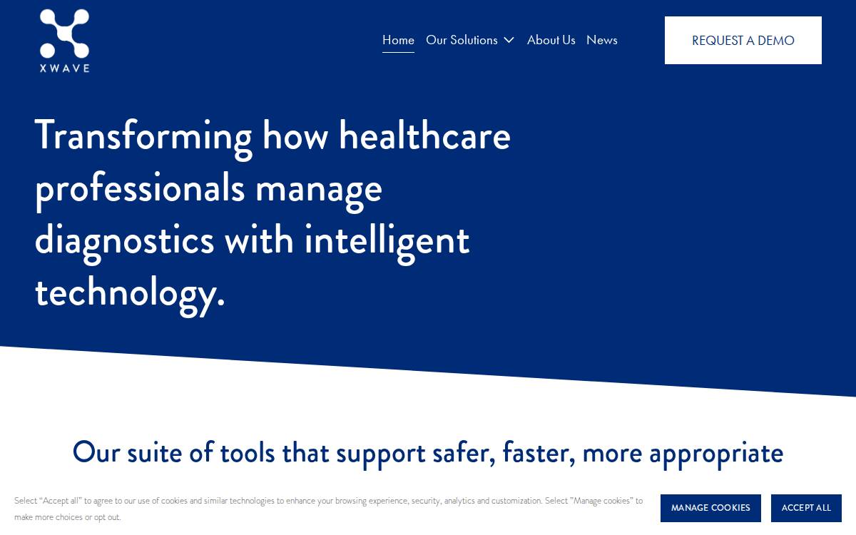xWave Technologies website preview