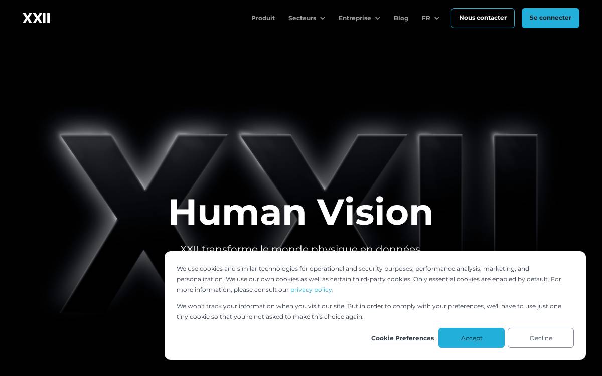 Xxii website preview