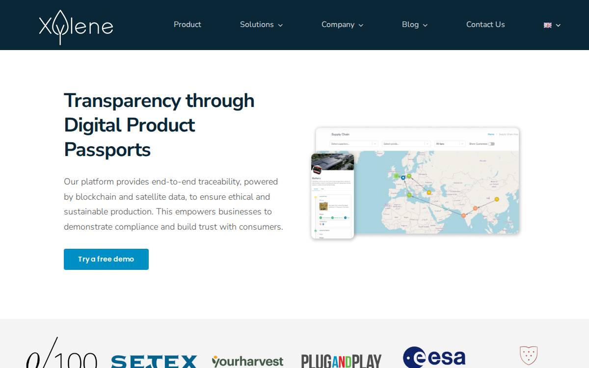 Xylene website preview