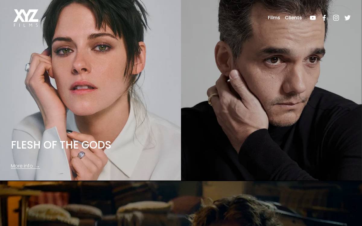 XYZ Films website preview