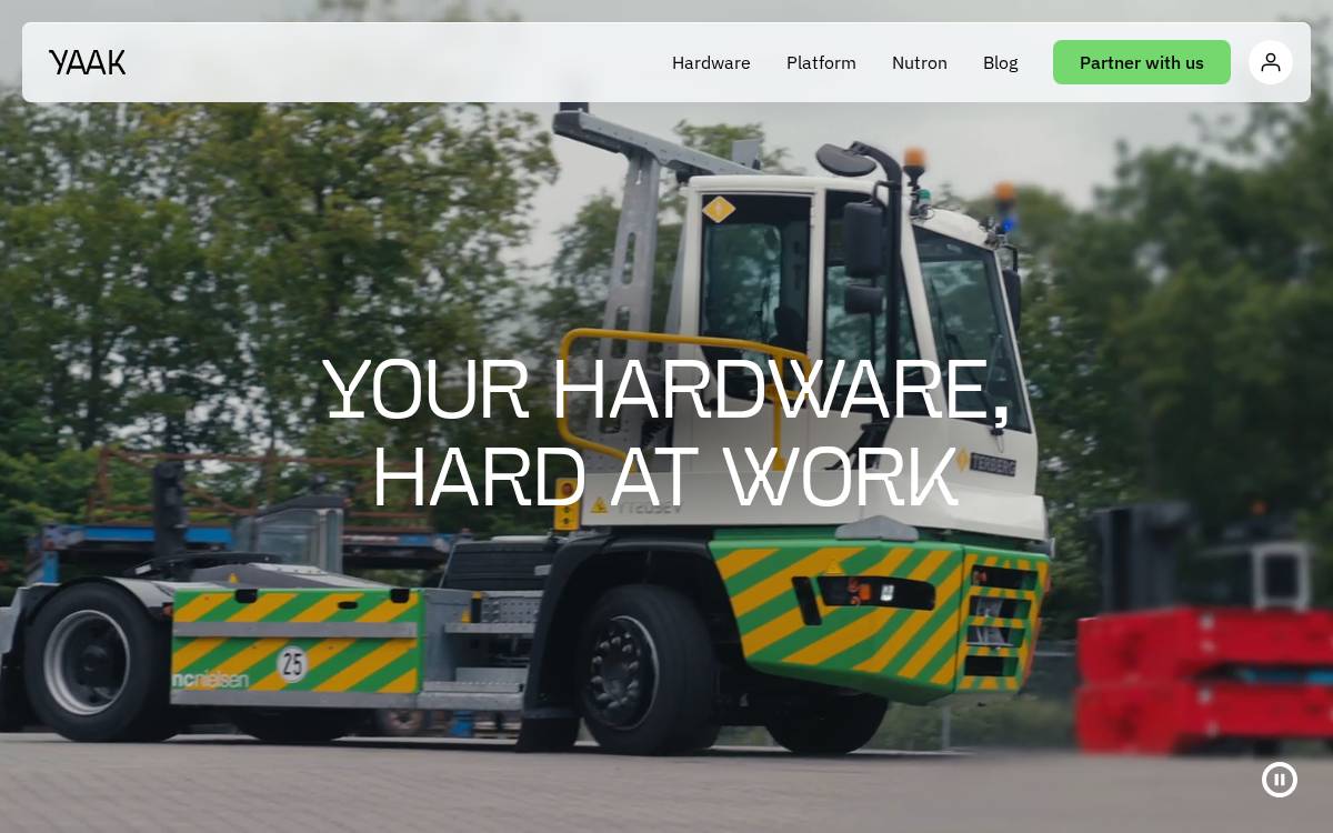 Yaak Technologies website preview