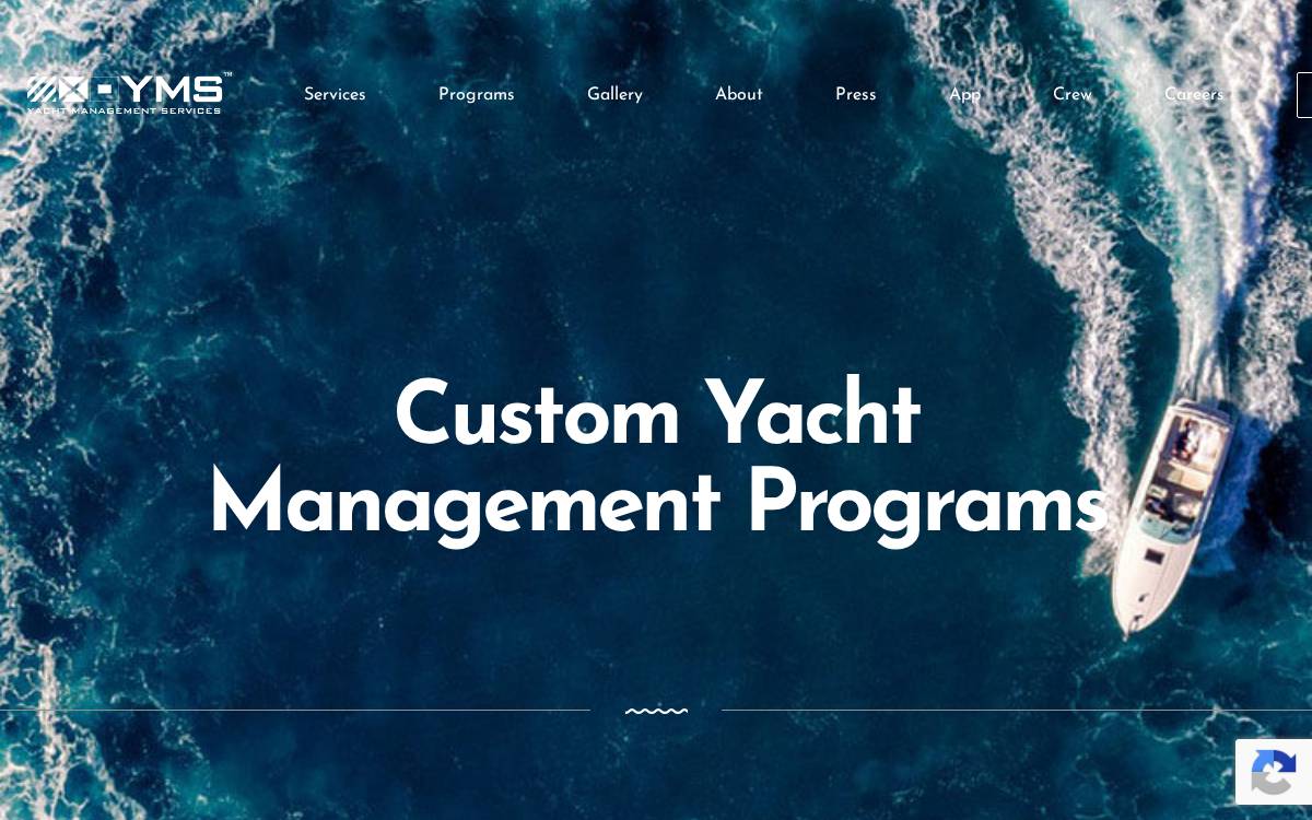 Yachtmgtservices website preview