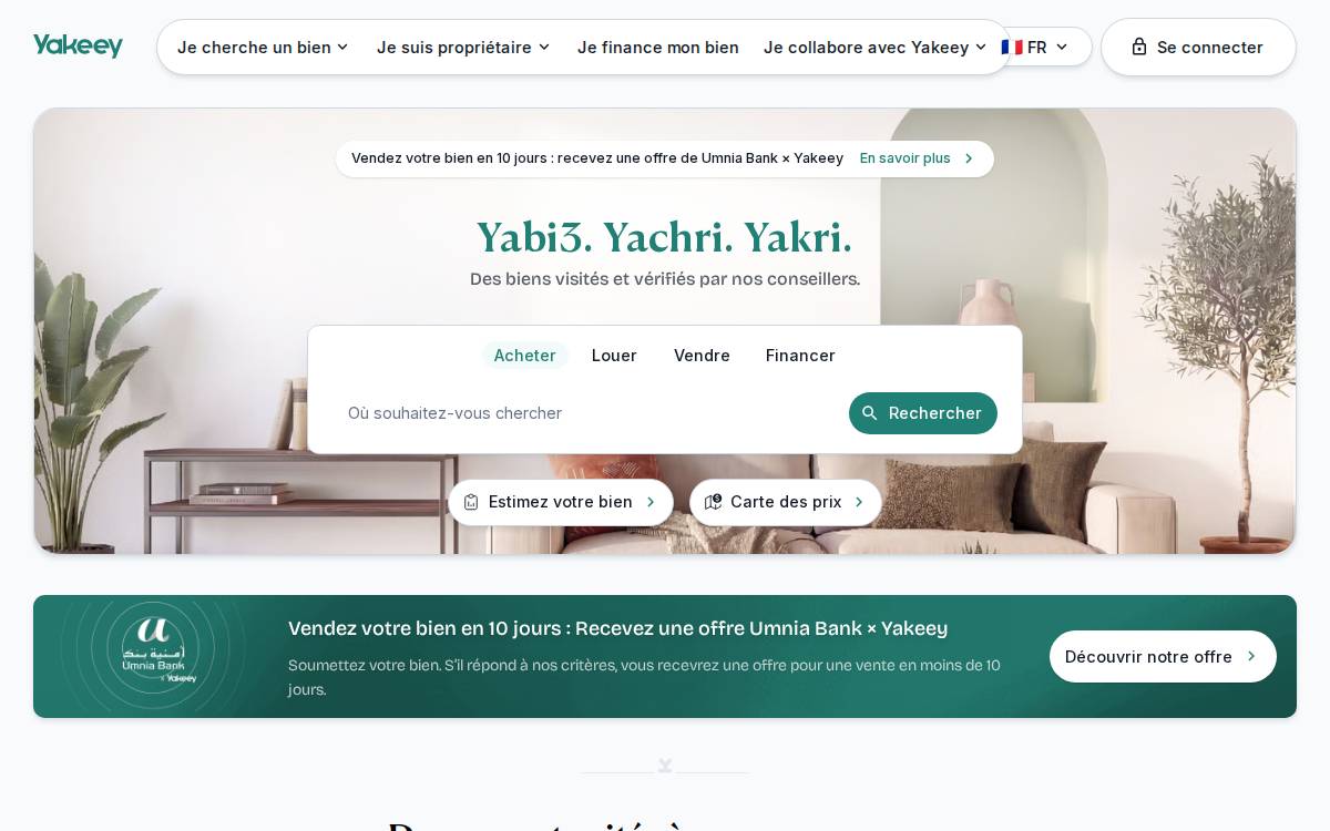 Yakeey website preview