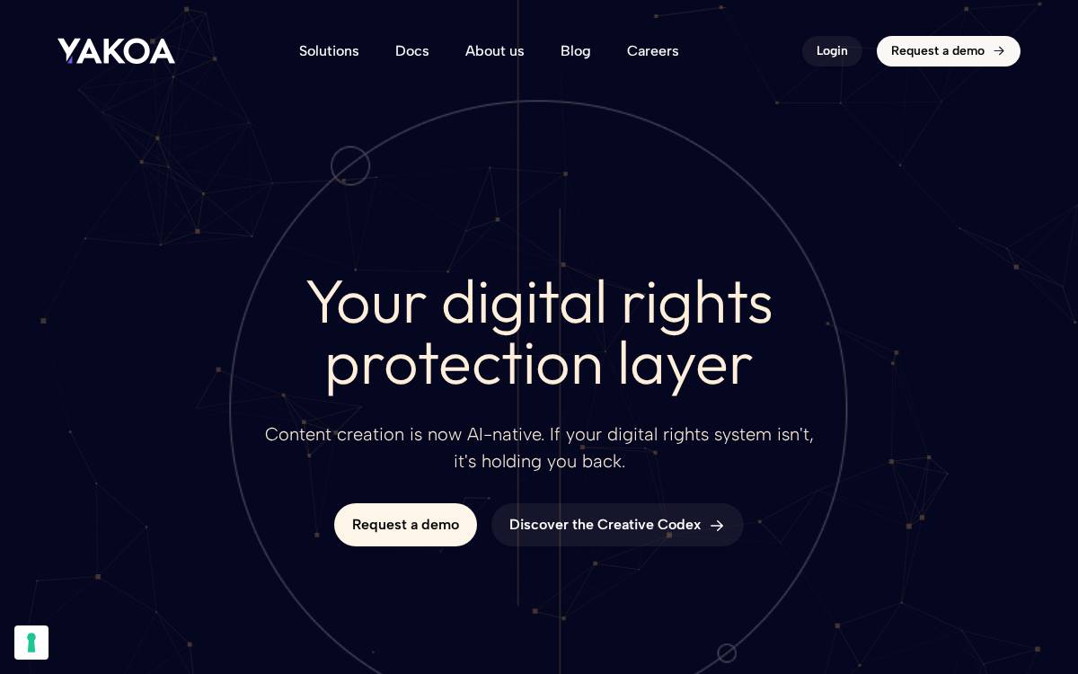 Yakoa Private website preview