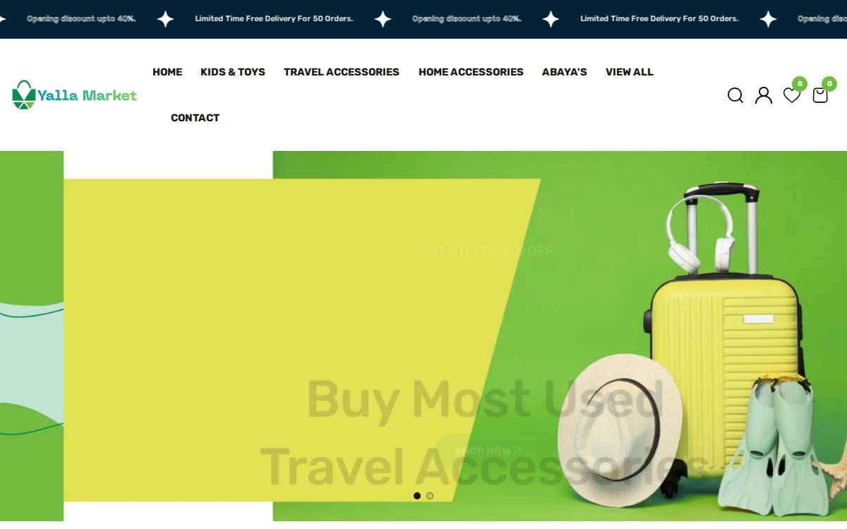 Yallamarket website preview