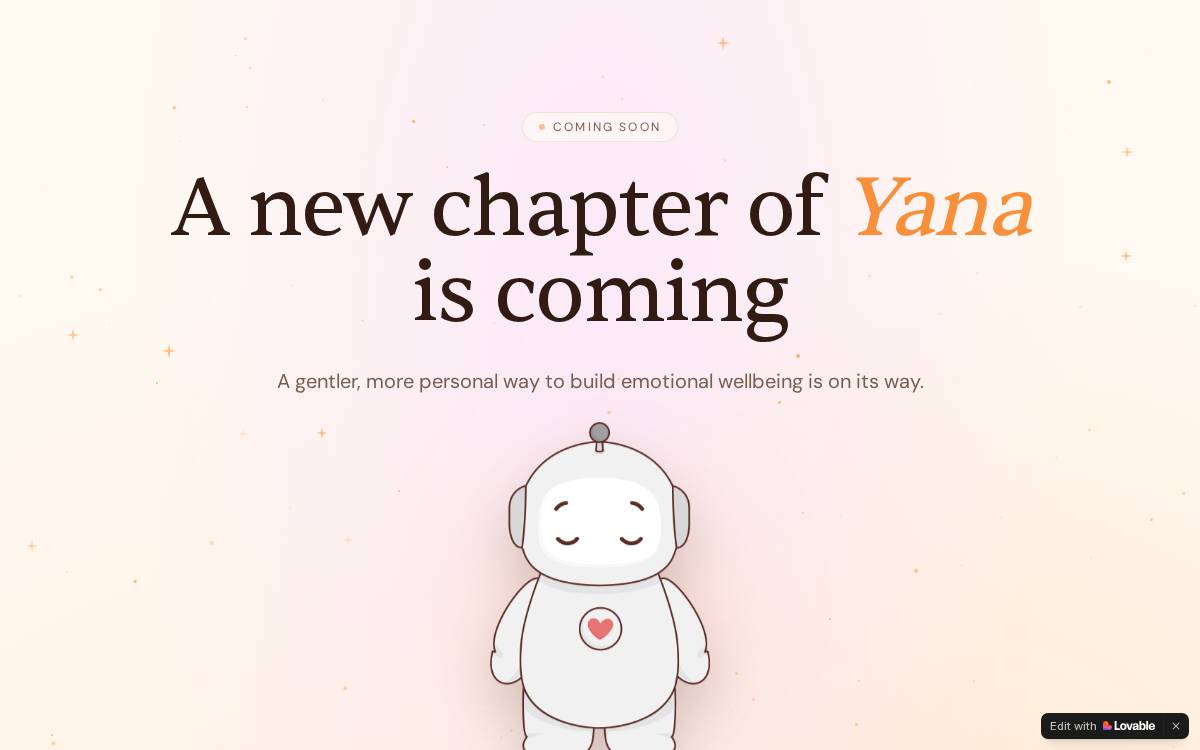 Yana website preview